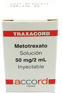 TRAXACORD (METOTREXATO) AMP 50MG/2ML C1