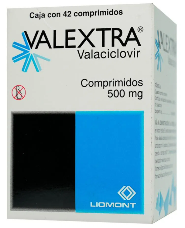 VALEXTRA (VALACICLOVIR) COMP 500MG C42