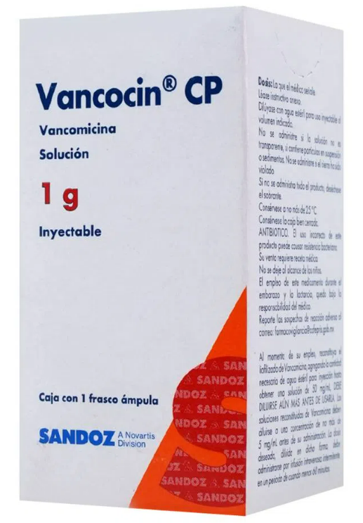 VANCOCIN CP (VANCOMICINA) FCO AMP 1G C1