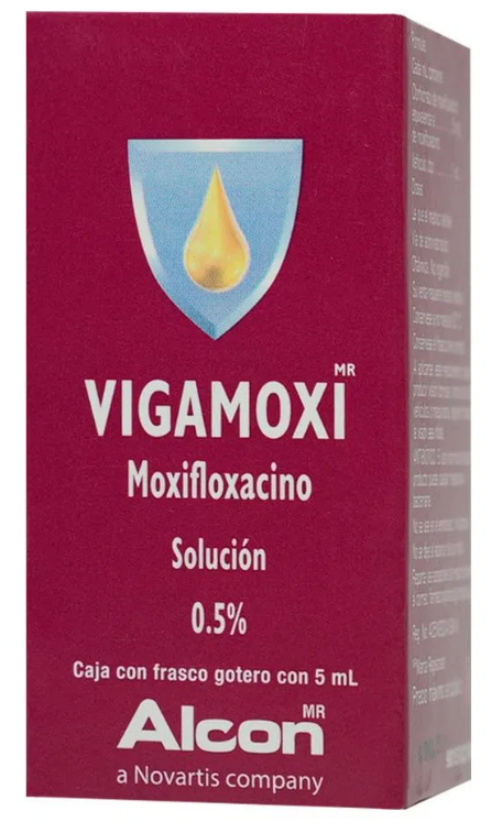 VIGAMOXI (MOXIFLOXACINO) GOTAS 0.5% 5ML C1