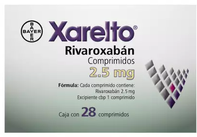 XARELTO (RIVAROXABAN) COMP 2.5MG C28