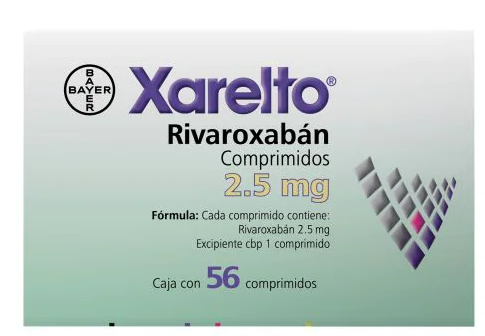 XARELTO (RIVAROXABAN) COMP 2.5MG C56
