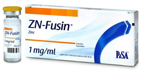 ZN-FUSIN (ZINC) FCO AMP 1MG/ML C5