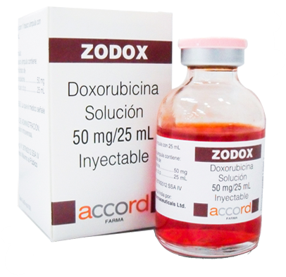 ZODOX (DOXORUBICINA) INY 50MG 25ML C1