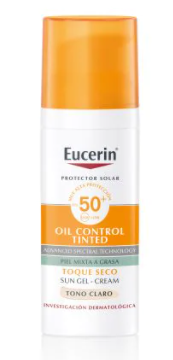 EUCERIN SUN FACE OIL CONTROL TONO CLARO FPS50+50ML