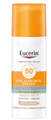 EUCERIN SUN FACE OIL CONTROL TONO MEDIO FPS50+50ML