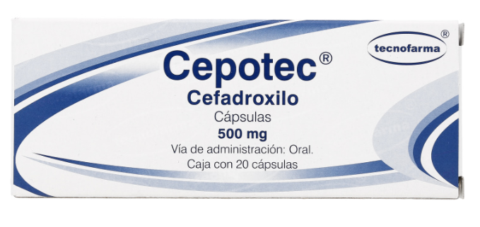 CEPOTEC (CEFADROXILO) CAP 500MG C20