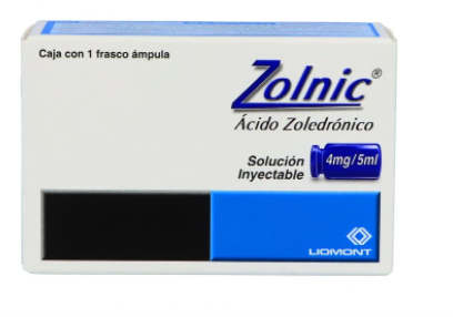 ZOLNIC (ACIDO ZOLEDRONICO) FCO AMP 4MG/5ML C1