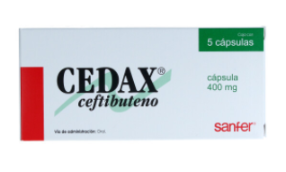 CEDAX (CEFTIBUTENO) CAP 400MG C5