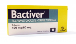 BACTIVER (SULFAMETOXAZOL/TRIMETOPRIMA) TAB 400/80MG C20
