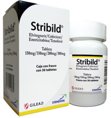 STRIBILD (ELVITEGRAVIR, COBICISTAT, EMTRICITABINA, TENOFOVIR) TAB150/200/300MG C30