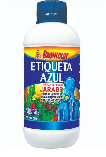 BRONCOLIN ETIQUETA AZUL JARABE 250ML