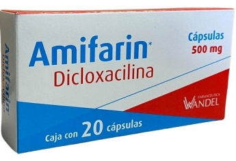 AMIFARIN (DICLOXACICLINA) CAP 500MG C20