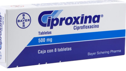 CIPROXINA (CIPROFLOXACINO) TAB 500MG C8