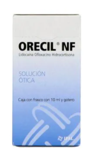ORECIL NF (LIDOCAINA/OFLOXACINO/HIDROCORTISONA) SOL OTICA 10ML C1