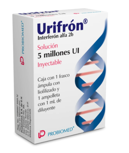URIFRON (INTERFERON ALFA2B) FCO AMP 5 MILLONES C1