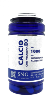 CALCIO/VITAMINA D3 CAP 1.3G C60 SNG