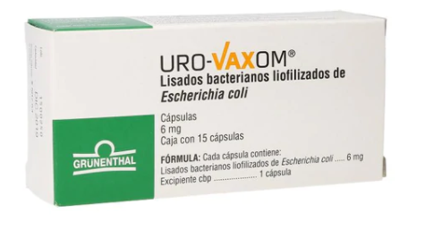 URO VAXOM (LISADOS BACTERIANOS) CAP 6MG C15