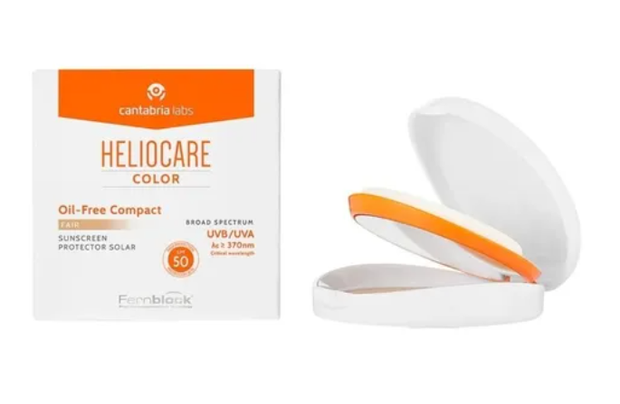 CANTABRIA HELICOCARE COMPACTO OIL FREE COLOR FAIR FPS50 10G