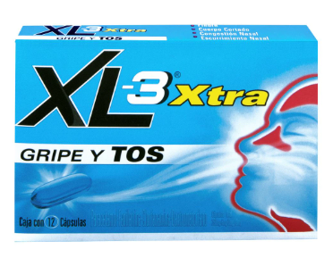 XL-3 XTRA GRIPA Y TOS CAP C12