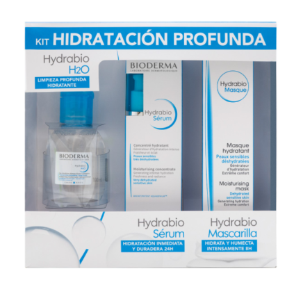 BIODERMA KIT HIDRATACION PROFUNDA H2O+SUERO+MASCARILLA