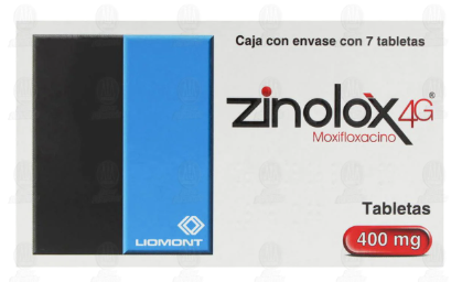ZINOLOX 4G (MOXIFLOXACINO) TAB 400MG C7