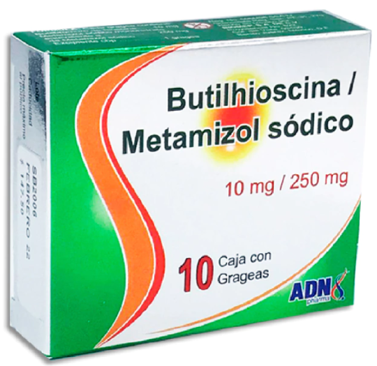 BUTILHIOSCINA/METAMIZOL TAB 10/250MG C10