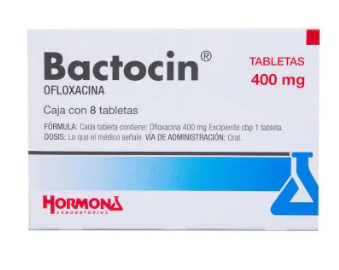 BACTOCIN (OFLOXACINA) TAB 400MG C8