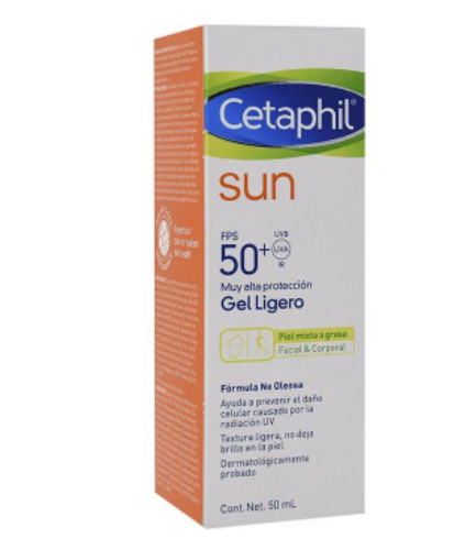 CETAPHIL SUN PROTECTOR SOLAR EN GEL FPS50+50ML