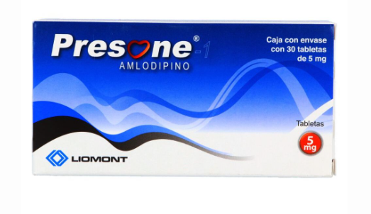 PRESONE-1 (AMLODIPINO) TAB 5MG C30