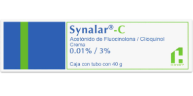 SYNALAR-C (FLUOCINOLONA/CLIOQUINOL) CREMA 1G/3G 40G