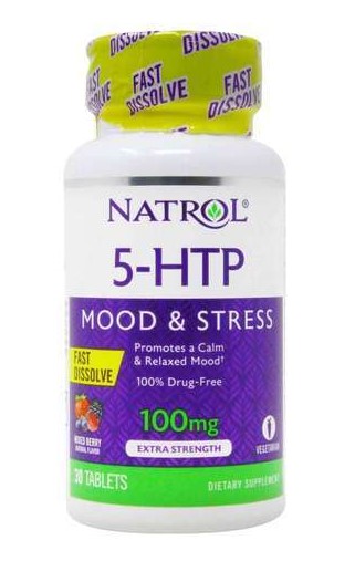 NATROL 5-HTP MOODS & STRESS TAB 100MG C30