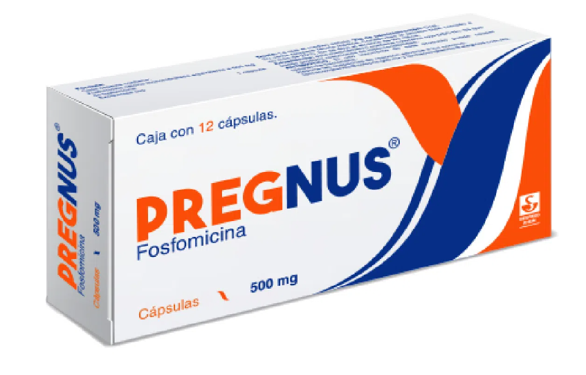 PREGNUS (FOSFOMICINA) CAP 500MG C12