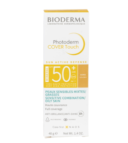 BIODERMA PHOTODERM COVER TOUCH FPS50 TONO DORADO 40ML