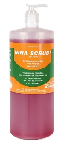 NINA SCRUB (GLUCONATO DE CLORHEXIDINA) FCO 20% 950ML