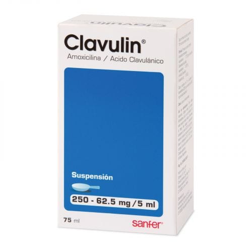 CLAVULIN (AMOXICILINA/CLAVULANATO) SUSP 250MG/62.5MG/5ML 75ML C1