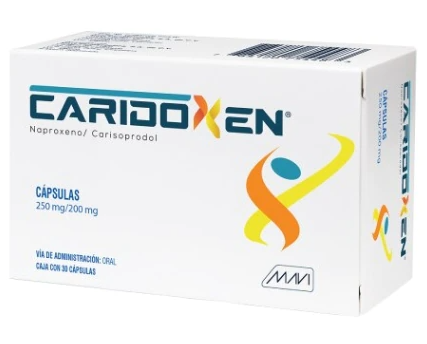 CARIDOXEN (NAPROXENO/CARISOPRODOL) CAP 250MG/200MG C30