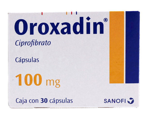 OROXADIN (CIPROFIBRATO) CAP 100MG C30