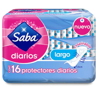 PROTECTORES SABA DIARIOS DELICATE LARGOS C16