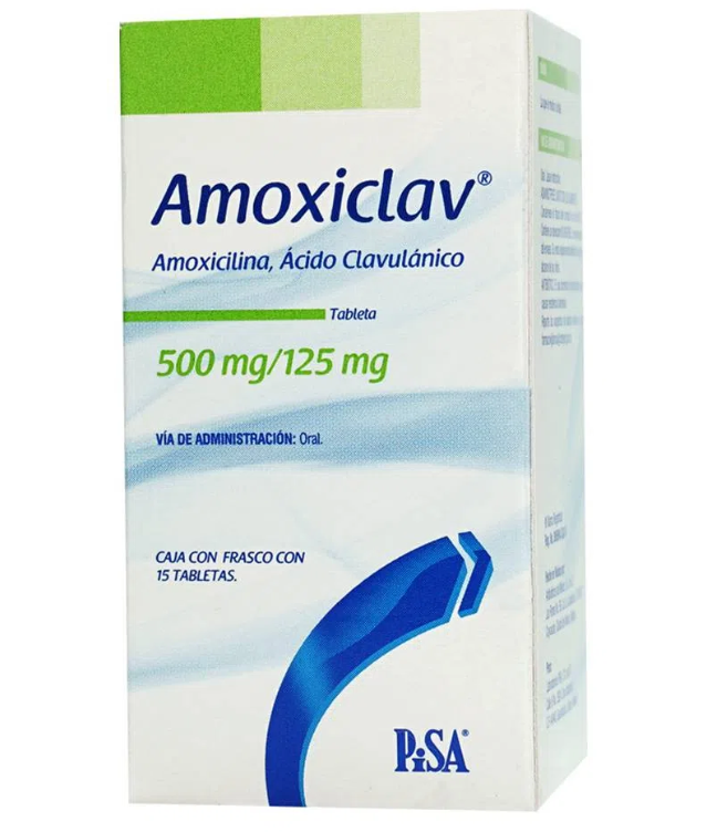 AMOXICLAV (AMOXICILINA/ACIDO CLAVULANICO) 500MG/125MG C15