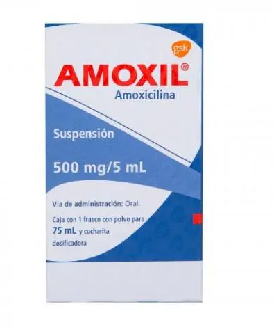 AMOXIL (AMOXICILINA) SUSP 500MG/5ML 75ML