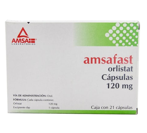 AMSAFAST (ORLISTAT) CAP 120MG C21
