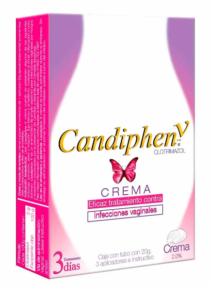 CANDIPHEN-V (CLOTRIMAZOL) CREMA 2% 20G