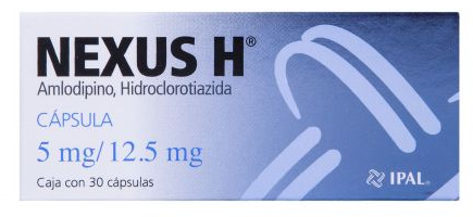 NEXUS H (AMLODIPINO/HIDROCLOROTIAZIDA) TAB 5MG/12.5MG C30