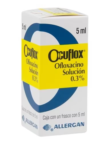OCUFLOX (OFLOXACINO) GOTAS 3MG/1MG 5ML