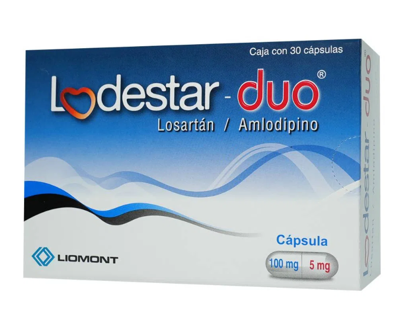 LODESTAR-DUO (LOSARTAN/AMLODIPINO) CAP 100MG/5MG C30