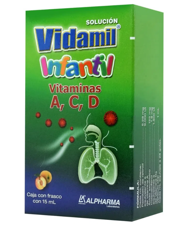 VIAMIL INFANTIL (VITAMINAS A/C/D) GTS 15ML