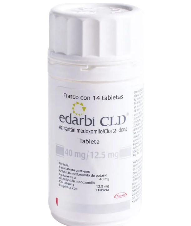 EDARBI CLD (AZILSARTAN MEDOXOMILO/CLORTALIDONA) TAB 40MG/12.5MG C14
