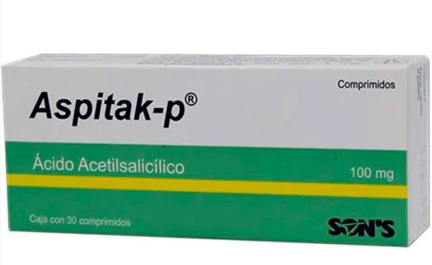 ASPITAK-P (ACIDO ACETILSALICILICO) TAB 100MG C30