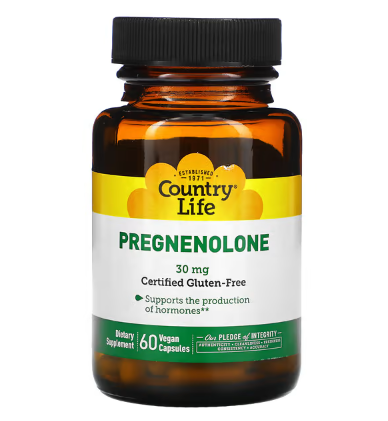 COUNTRY LIFE PREGNOLONE CAP 30MG C60